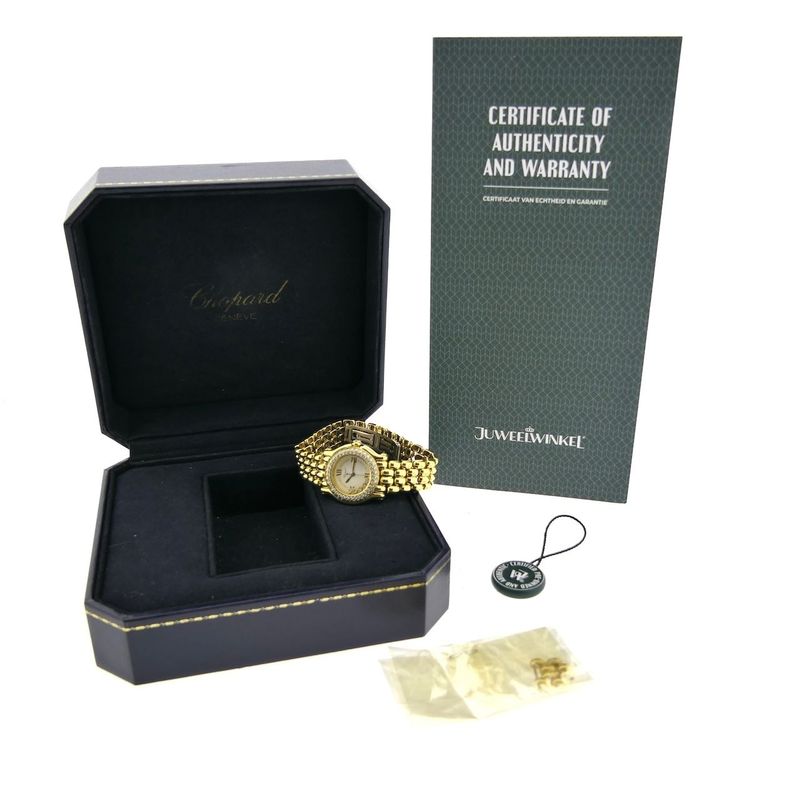 Image 5 of Chopard Happy Sport 27/6151; Exclusive 18ct. Gold Ladies Watch with Diamonds