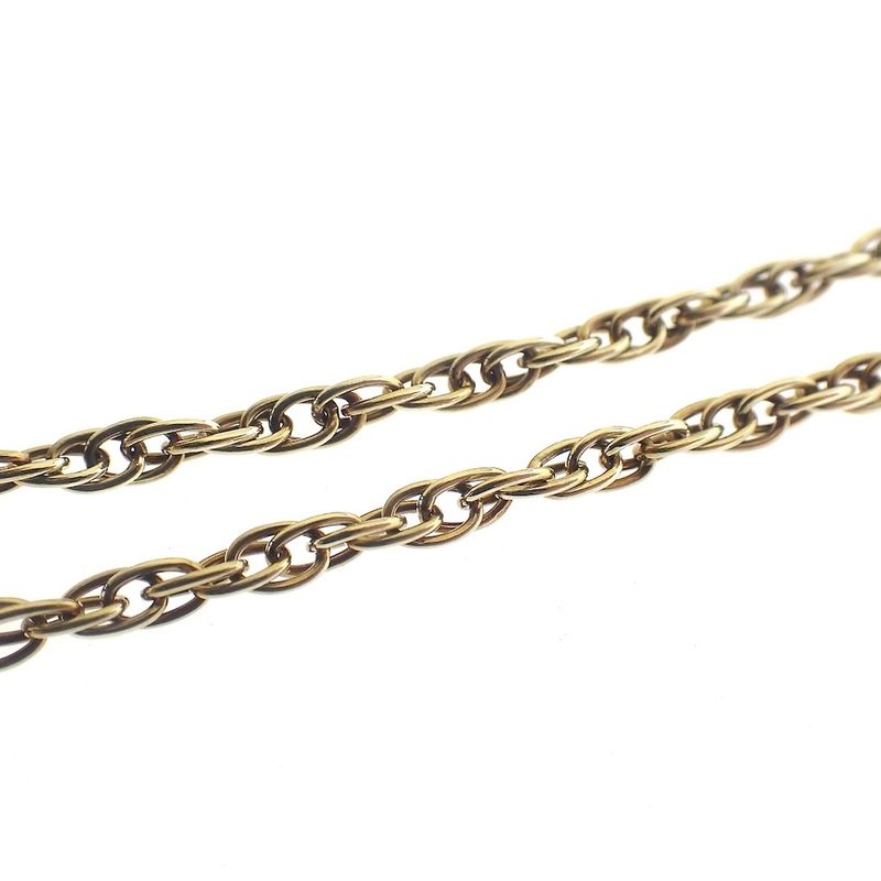 Image 4 of Gold long Singapore link chain