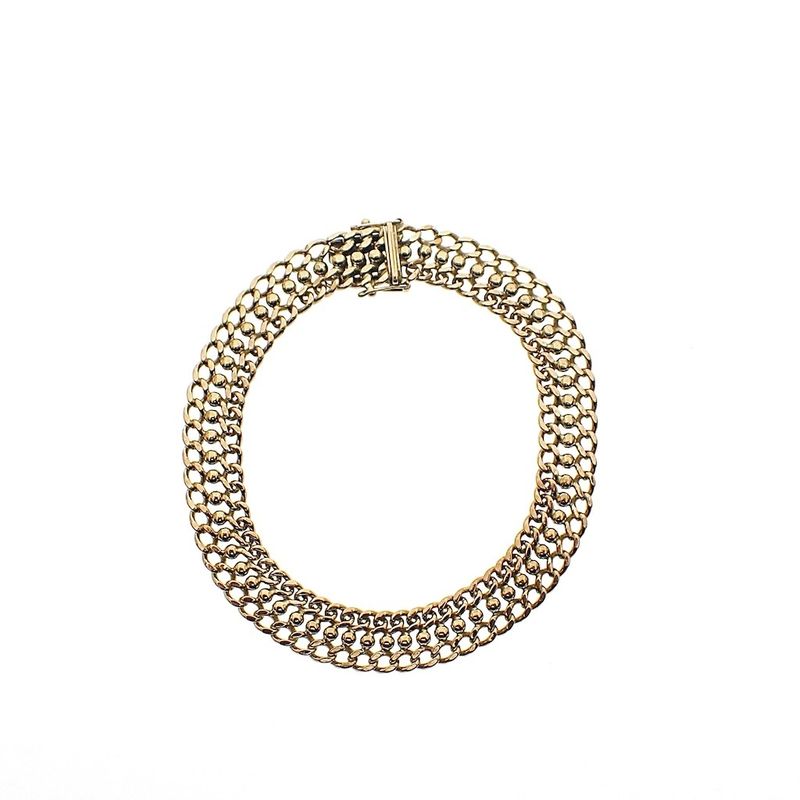 Image 3 of 8-karat fantasy link bracelet | 22 cm