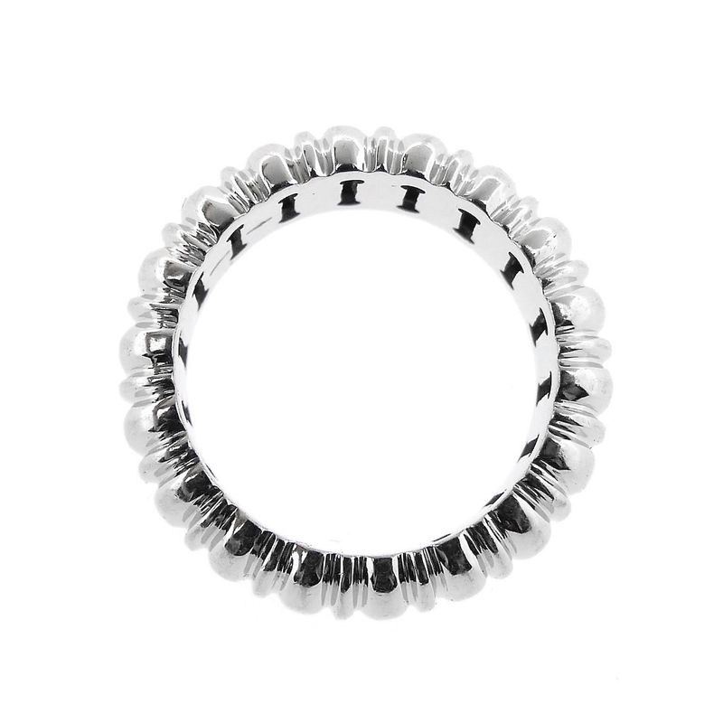 Image 6 of White gold ring with ribs