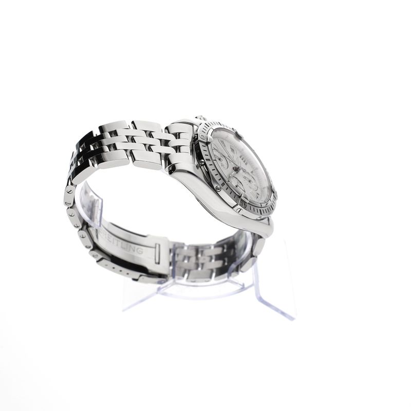 Image 14 of Breitling Chronomat Evolution 'White' A13356; Chronograph men's watch