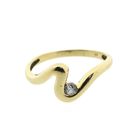 Image 2 of Gold ring with zirconia