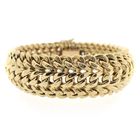 Image 1 of Gold French gourmet link bracelet