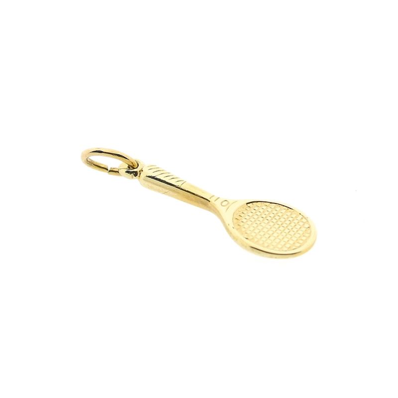 Image 5 of Gold pendant of a tennis racket