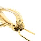 Image 5 of Vintage gold brooch of a feather