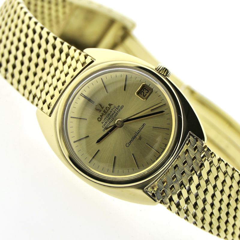 Image 14 of Omega Constellation Automatic Chronometer 168.009; Vintage 14k. gouden heren horloge