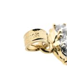 Image 11 of Gold pendant of Christ with zirconia stones