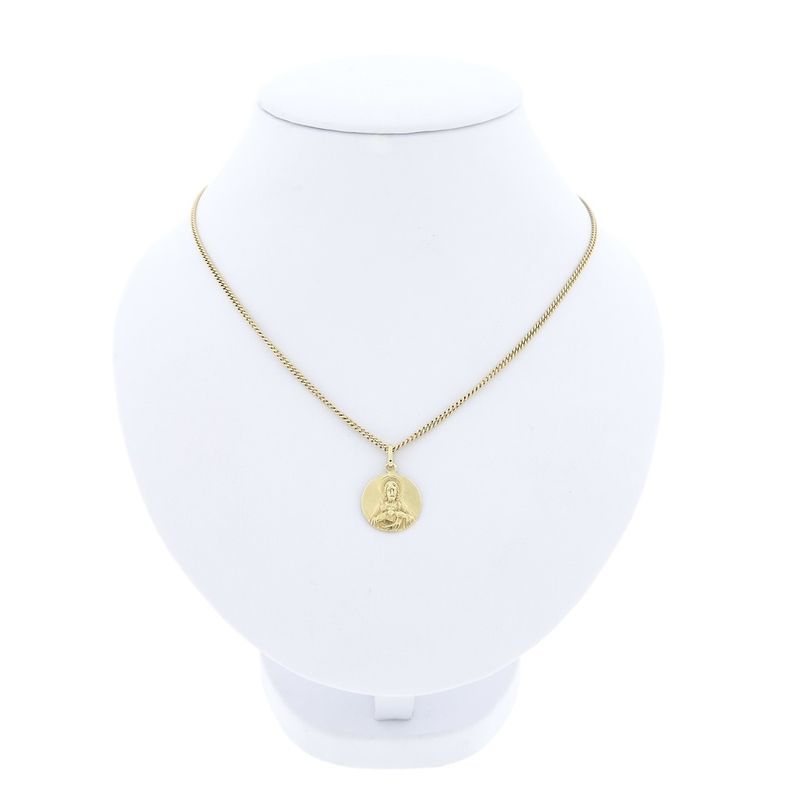 Image 3 of Gold pendant with Mary and Jesus