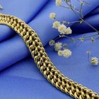 Image 10 of Gold French gourmet link bracelet