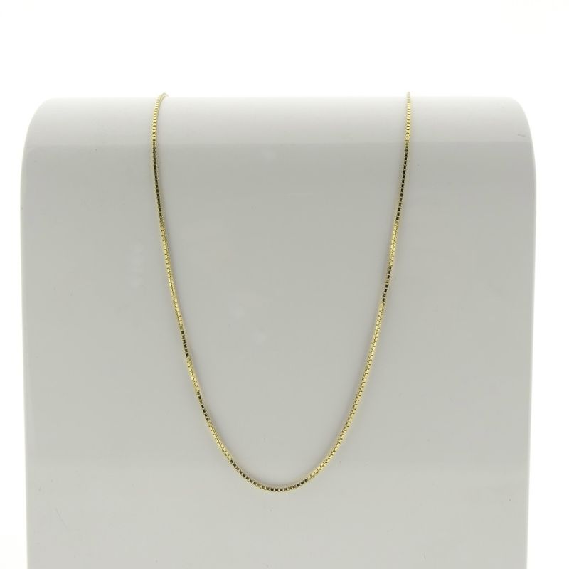 Image 4 of Golden Venetian link chain | 55 cm