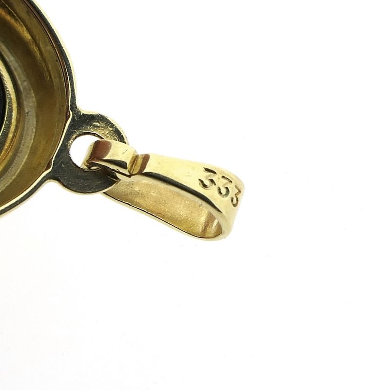 Image 7 of 8 Ct. Vintage pendant with onyx