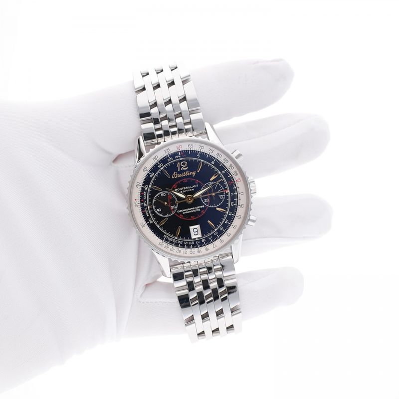 Image 11 of Breitling Navitimer Montbrillant Edition A48330; Automatic Men's Watch