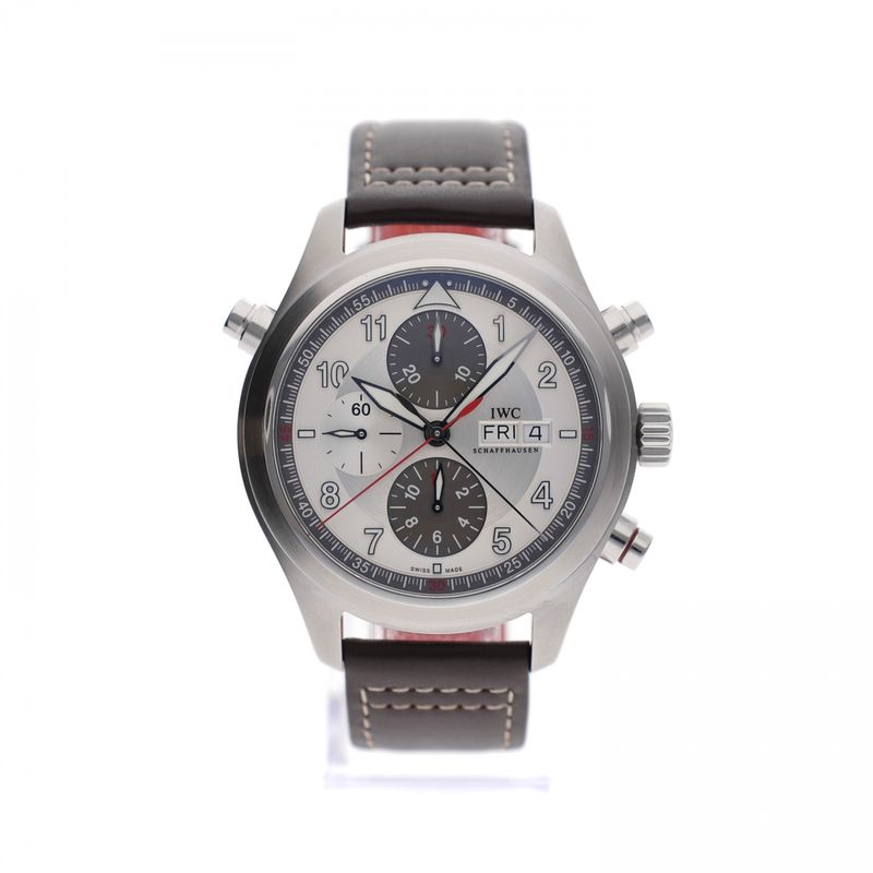 Image 1 of IWC Pilot's Watch Double Chronograph IW371806; Automatic Watch