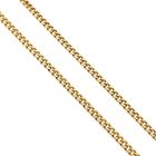 Image 3 of Gold flat gourmet link chain