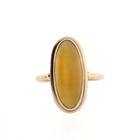Image 7 of Gold ring with yellow tiger's eye | Vintage