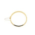 Image 3 of Gold slave bracelet with engravings; Size M