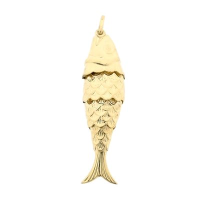 Gold pendant of a fish Image 1 of Gold pendant of a fish