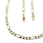 Image 1 of Two-tone gold Figaro link chain