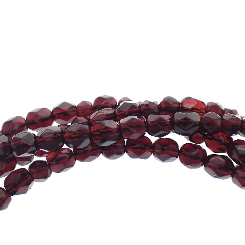 Image 3 of Antique glass bead bracelet with gold clasp