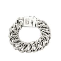 Silver Buddha to Buddha bracelet; Chain XL | 21 cm