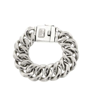 Image 1 of Silver Buddha to Buddha bracelet; Chain XL | 21 cm