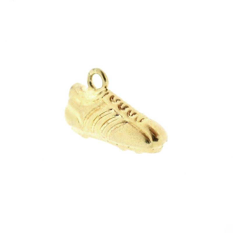 Image 5 of Yellow gold pendant/charm of a football boot