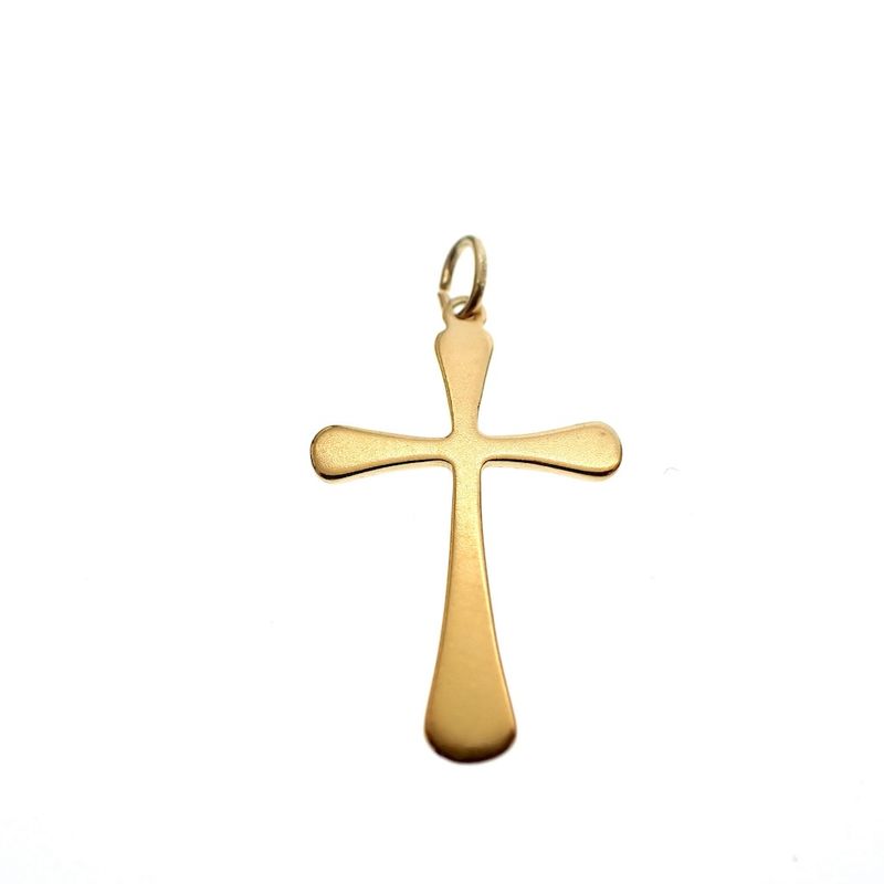 Image 3 of Gold pendant of a cross