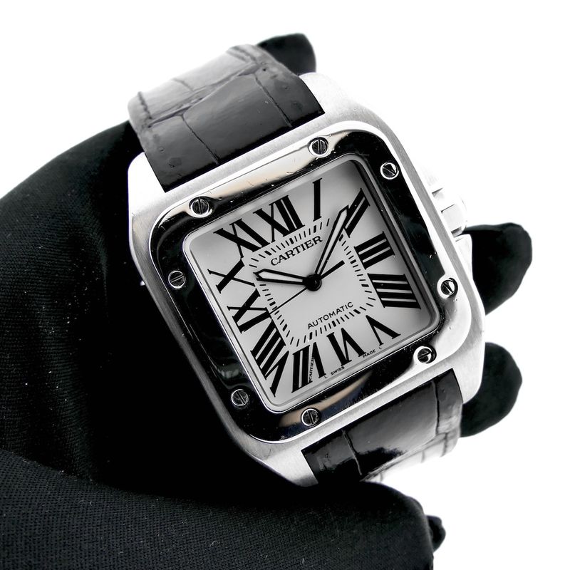 Image 6 of Cartier Santos 100 XL Automatic W20076X8/2656; Automatic men's watch
