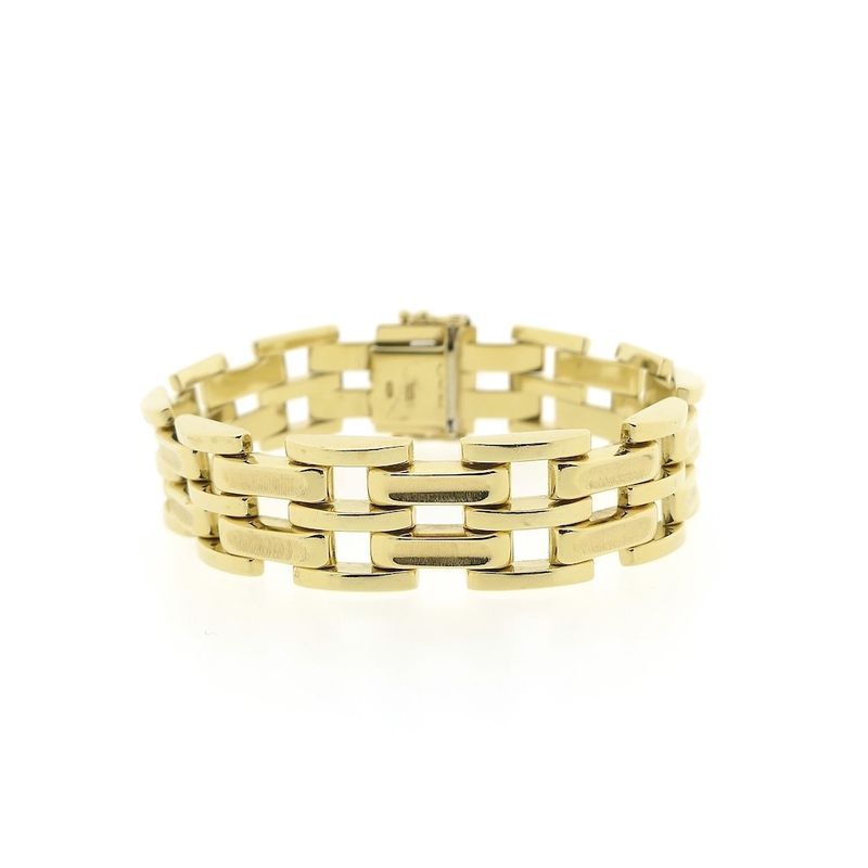 Image 1 of Gold Bismarck link bracelet