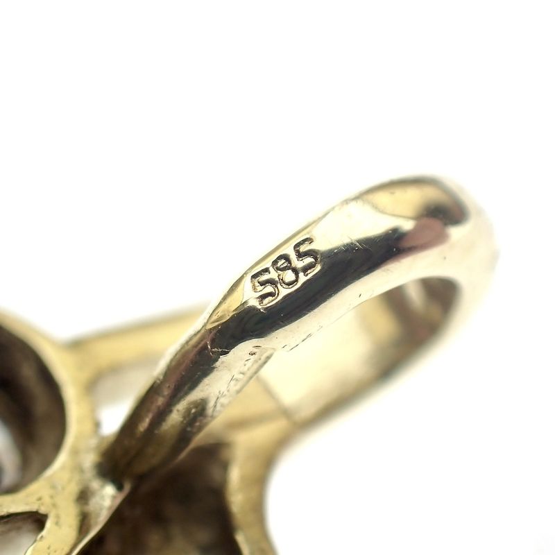 Image 3 of Gold pendant with zirconia; Cherry