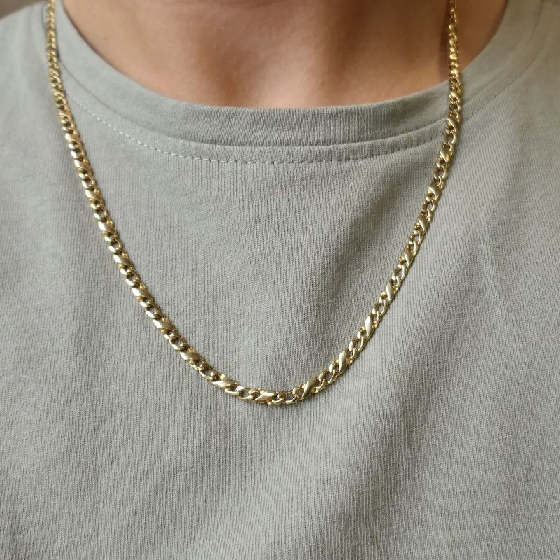 Image 7 of Gold gourmet/infinity link chain