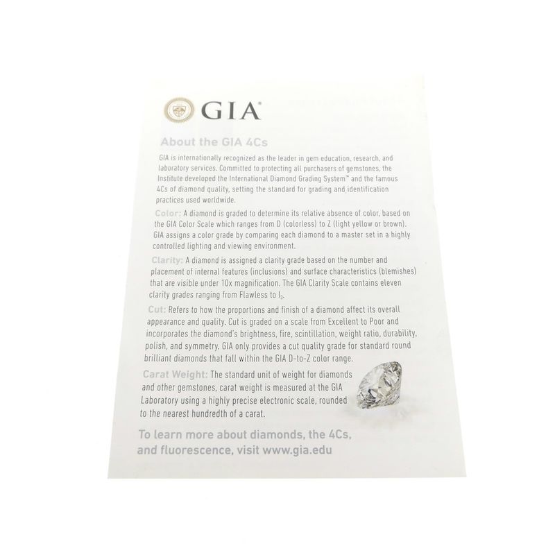 Image 10 of 18-karat white gold solitaire ring with 0.37 ct diamond