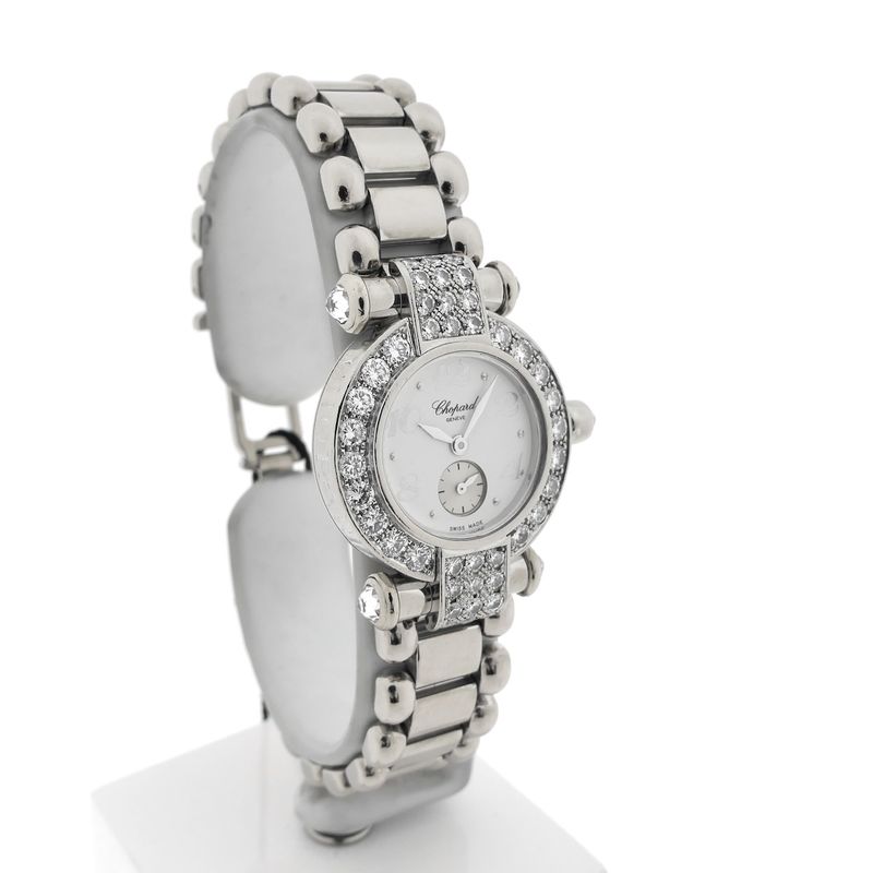 Image 3 of Chopard Imperiale 4156; Exclusive 18k white gold women's watch with diamonds