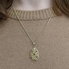 Image 8 of Vintage gold pendant with garnet