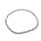 Image 6 of White gold jasseron link necklace