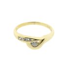 Image 9 of Gold ring with zirconia stones