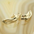 Image 2 of Gold vintage fantasy stud earrings