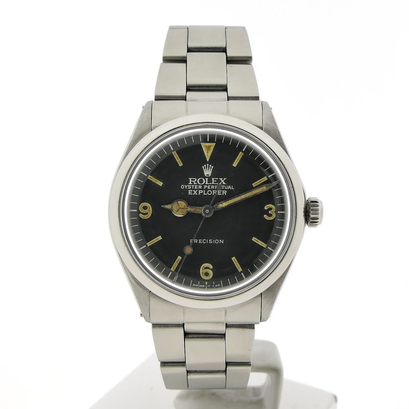 Image 1 of Rolex Airking/Explorer 5500; Automatic vintage watch from 1972 (with aftermarket modifications)