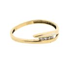 Image 6 of Gold ring with zirconia