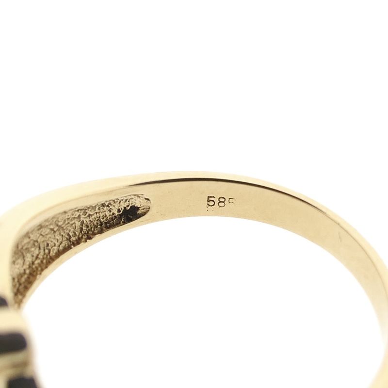 Image 4 of Gold subtle ring with zirconia