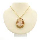 Image 7 of Antique gold brooch/pendant with cameo