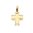 Image 6 of Bicolor Gold Cross Pendant