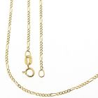 Image 1 of Gold Figaro link chain | 45 cm