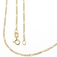 Gold Figaro link chain | 45 cm