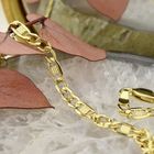 Image 2 of 9 carat Figaro link bracelet | 19.5 cm