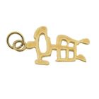 Image 5 of Gold pendant of Chinese horoscope sign; Tiger