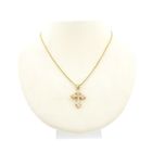 Image 4 of Gold cross pendant with zirconia