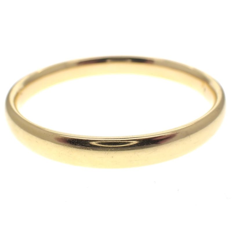 Image 4 of Gold smooth slave bracelet | Ø 62 mm