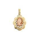 Image 1 of Gold pendant with cameo