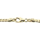 Image 3 of Gold flat gourmet link chain